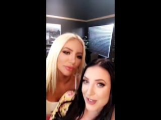 Omg!angela white & nicolette shea is a bombshell! ️ thank you for an incredible day on set for @porn