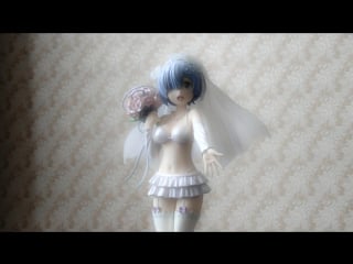 Обзор фигурки рем в свадебном наряде / re zero rem wedding ver (phat) figure review