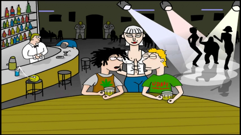 Падонки in da flash cтриптиз (2 часть)