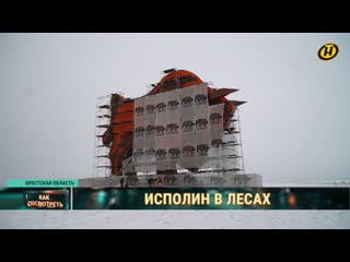 Символу трассы м1 огромному зубру решили придать лоска