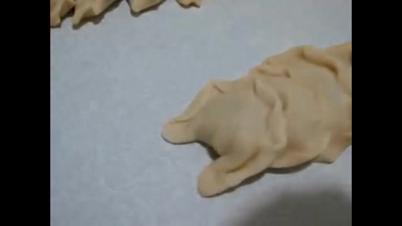 Красивая лепка пельменей,мантов,вареников