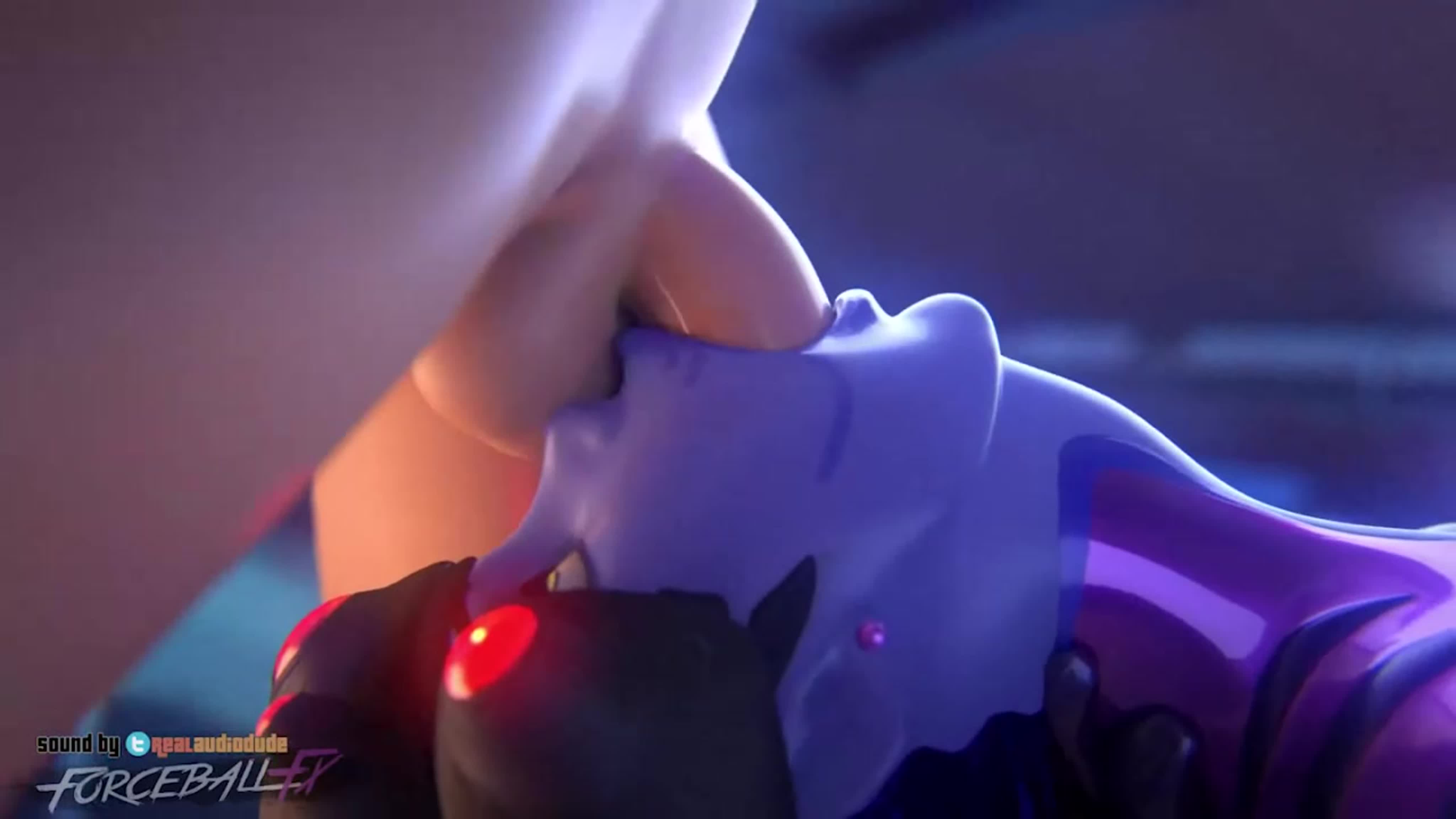Widowmaker oral sex blowjob deepthroat facefuck Overwatch