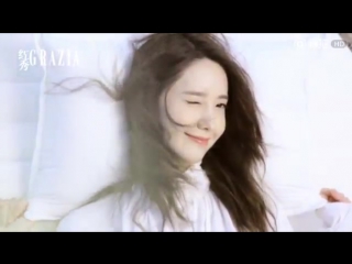 [making] yoona grazia china photoshoot bts