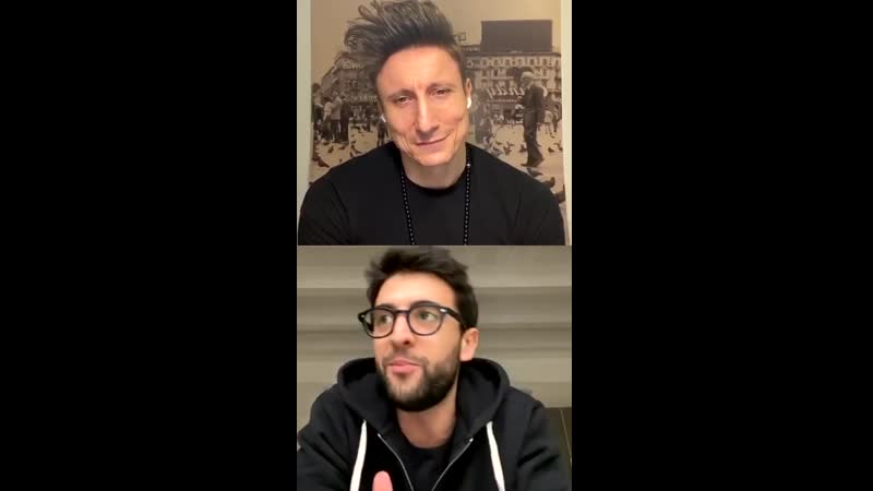 Instagram live piero barone by @billboarditalia 30/03/20