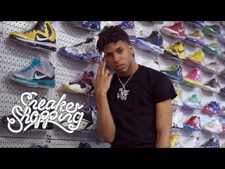 Nle choppa закупается на sneaker shopping (переведено сайтом )