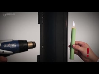 Испытание двери ultimatum m на защиту от сквозняков