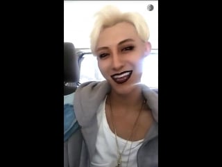 160325 maggie duran's snapchat update with