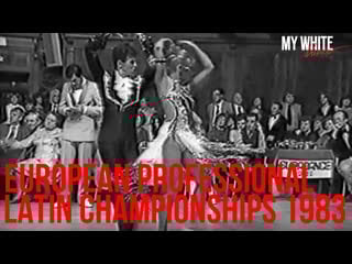 Icbd european professional latin championships 1983 final pasodoble