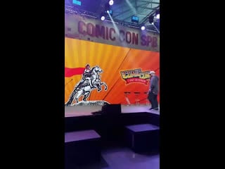 Comic con saint petersburg amelia rose blair and brian dechart | амелия роуз блер и брайан декарт