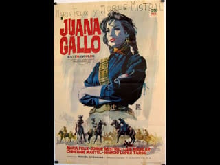 Juana gallo a guerrilheira 1961 western (idioma espanhol)