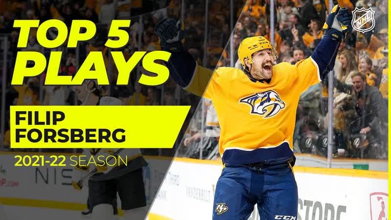 Top 5 filip forsberg plays from 2021 22 | nhl