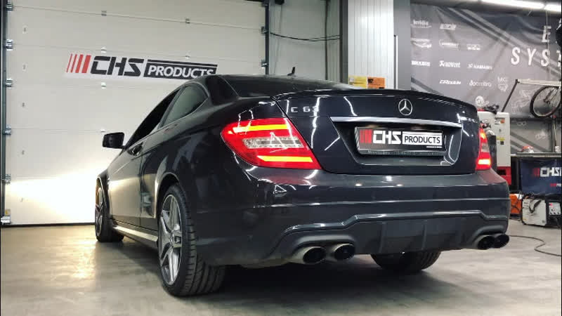 Mercedes w204 коллектора и сток выхлоп