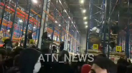 Мигранты устроили акцию протеста в лагере в беларуси