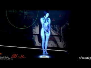 Halo cortana hologram