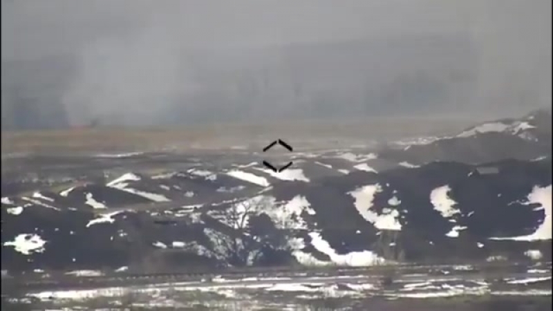 Штаб ато показал уничтожение российской бмп под докучаевском