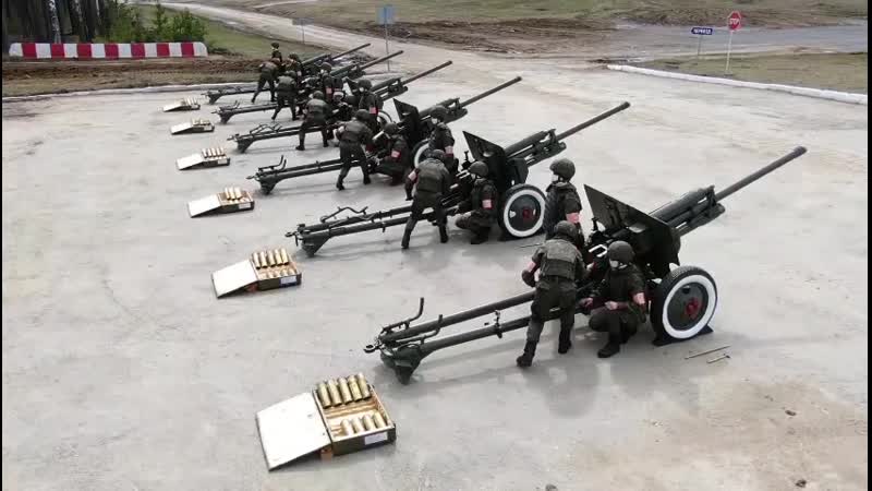 Тренироа праздничного салюта