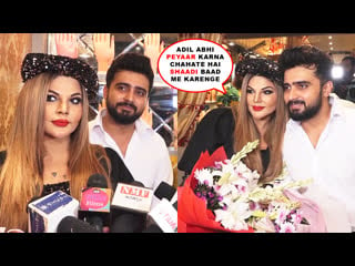 Rakhi sawant reaction on adil khan 🔥 at nail art shop opening