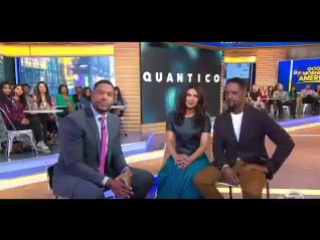 Priyanka chopra & blair underwood talk about new season of quantico
