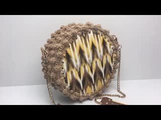 Popcorn model makaron çanta (bobble stitch) (720p)