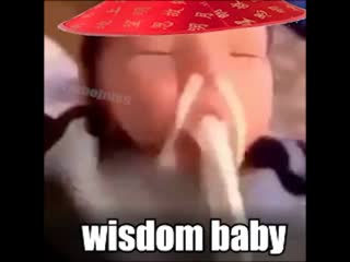 Wisdom baby shares golden tidbits