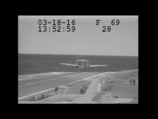 Cable snaps on uss eisenhower during landing