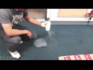 Liquid nitrogen explosion