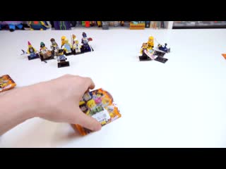 [shiro geek world] lego minifigures 4 серия открыл все что есть / final