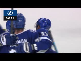 Nikita kucherov rips a blast past jonathan quick for late tying goal