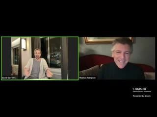 Thomas hampson chats with violinist david garrett