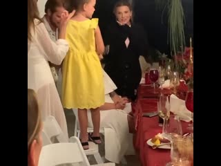 Millie with family vacation at turks and caicos islands