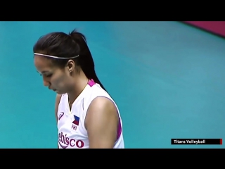 Top 10 volleyball spikes by jovelyn gonzaga height 173 cm left handed spiker from philippines