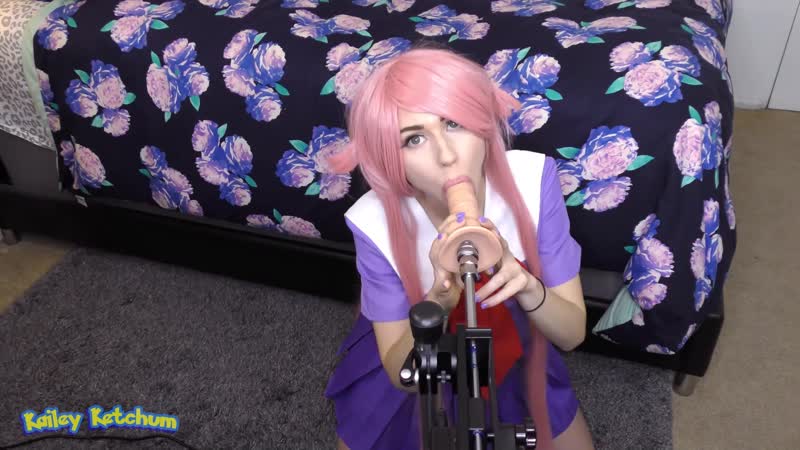 Diary porn video – Yuno gasai sex porno cosplay; masturbation; minet; blowjob; deepthroat; solo; dildo; [future diary]