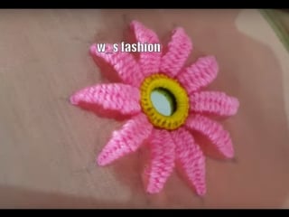 Hand embroidery beautiful mirror flower designs and picot stitch work