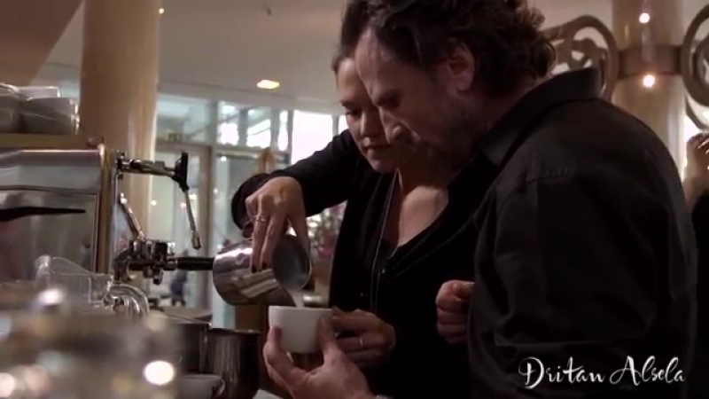 Latte porn video – Latte art style by barista dritan alsela