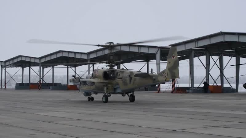 Пилоты вертолётного полка армейской авиации южного военного округа совершили первые учебно тренировочные полеты на ударных верто