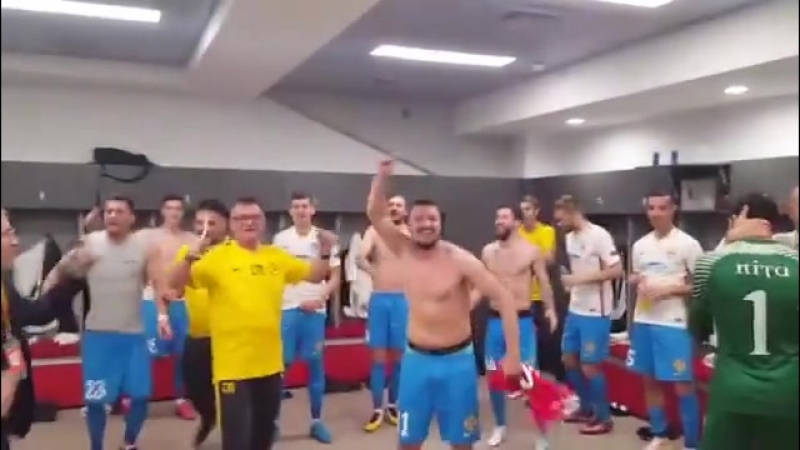 Fiesta în vestiar „a,aa, aa, steaua bucurești!”