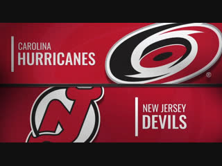 Nhl regular season 2018 19 carolina hurricanes new jersey devils