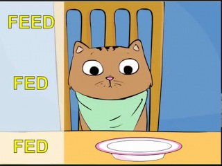 Irregular verbs song, max the cat part 1