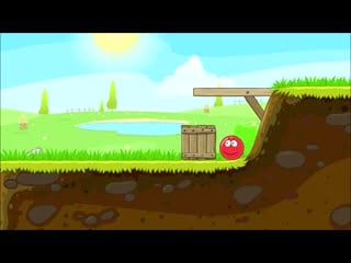 Анимация red ball 4 все части игра красный шар озвучка про несносный шарик от к