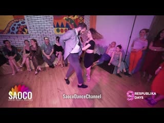 Samuel funflow and jessica patella cha cha cha dancing at respublika days 9 (rostov on don/russia), saturday (sc)