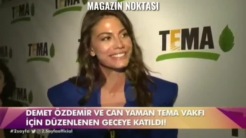 Can yaman ve demet özdemir geceye damga vurdu