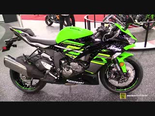 2019 kawasaki ninja zx 6r 636 abs krt walkaround debut at 2018 aimexpo las vegas