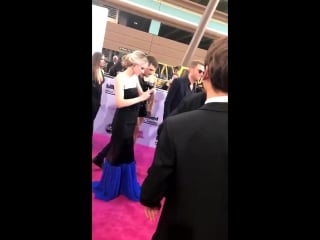 Never forget a shy babyboy jungkook at bbmas’ magenta carpet hiding behind namjoon