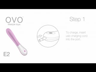 Ovo e2 rechargeable vibrator rose