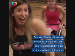 Dancers in wheelchairs inspire young girls