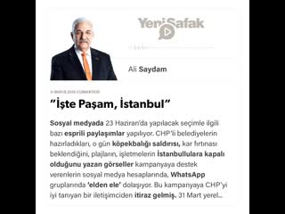 Ali saydam ”i̇şte paşam, i̇stanbul” 11 05 2019