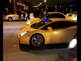 Subaru impreza wrx sti and lamborgini galardo