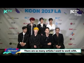 170829 интервью с got7 @ kcon17la