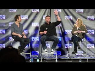 Smallville panel at awesome con 2018 (tom welling, michael rosenbaum)