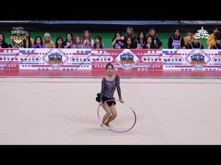 [예능연구소 직캠] 에이프릴 나은 리듬체조 @아육대 20180925 april naeun isac